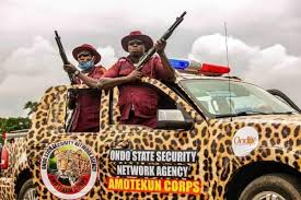 ONDO STATE AMOTEKUN SECURITY OUTFIT.