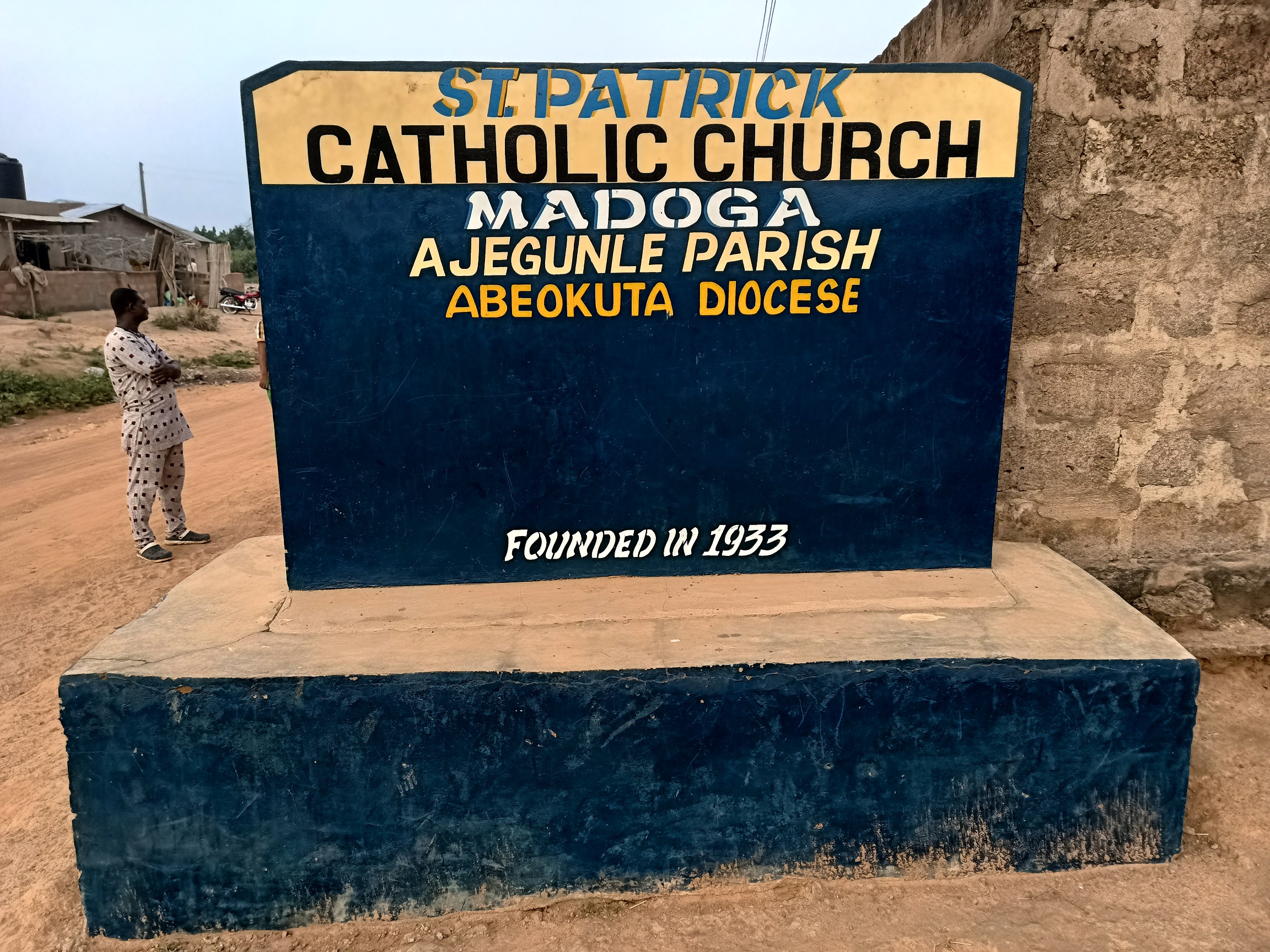 SAINT PATRICK’S CATHOLIC CHURCH, MADOGA ESTABLISHED IN 1933.