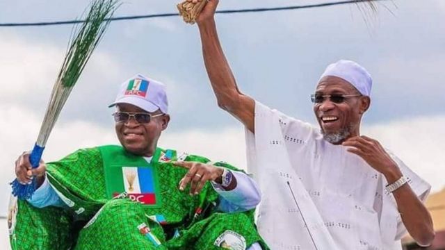 GOVERNOR OYETOLA AND OGBENI RAUF AREGBESOLA