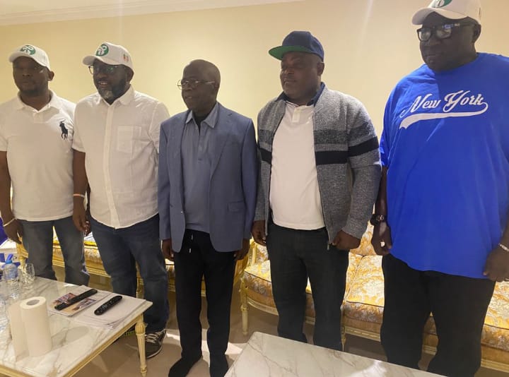 LAGOS ASSEMBLY MEMBERS VISIT TINUBU IN LONDON