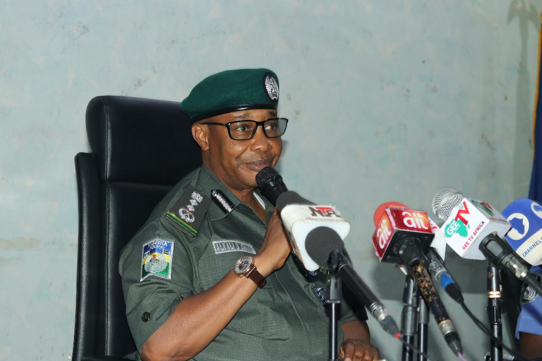 IGP BABA USMAN ADDRESING PMF COMMANDERS AT ABUJA.