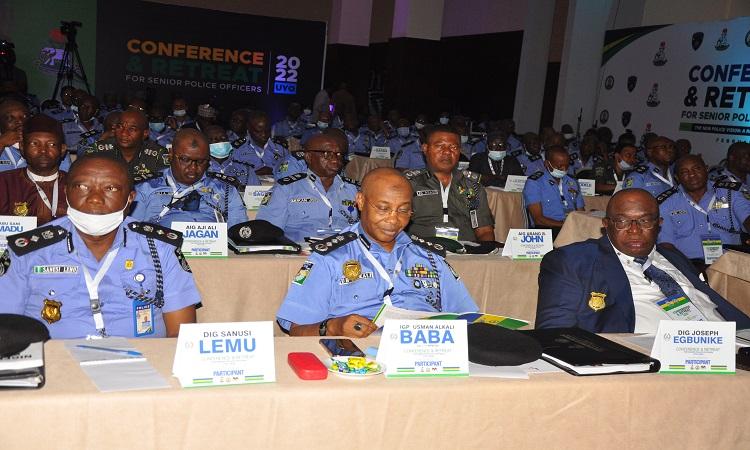IGP AND NPF MGT TEAM IN AKWA IBOM STATE.