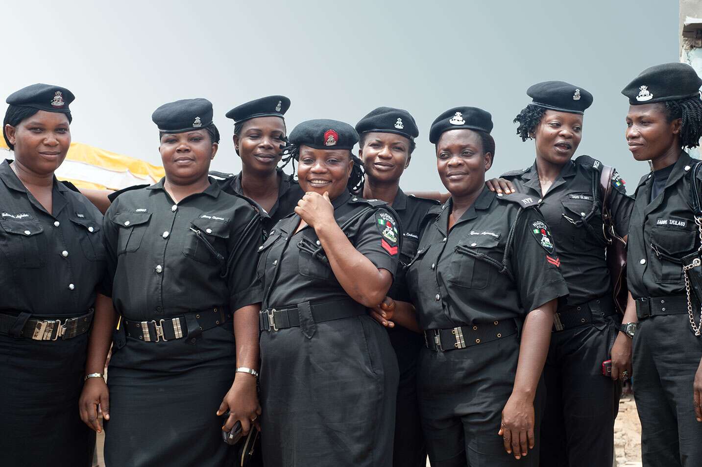 NIGERIA POLICE FEMALE OFFICERS.