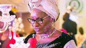 MRS. PAULINE TALLEN NIGERIA MINISTER OF WOMEN'S AFFAIRS.