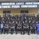 IGP USMAN BABA IN A GROUP PHOTOGRAPH WITH TRAINES AT 3 DAY INSURANCE TRAINING FOR POLICE OFFICERS.